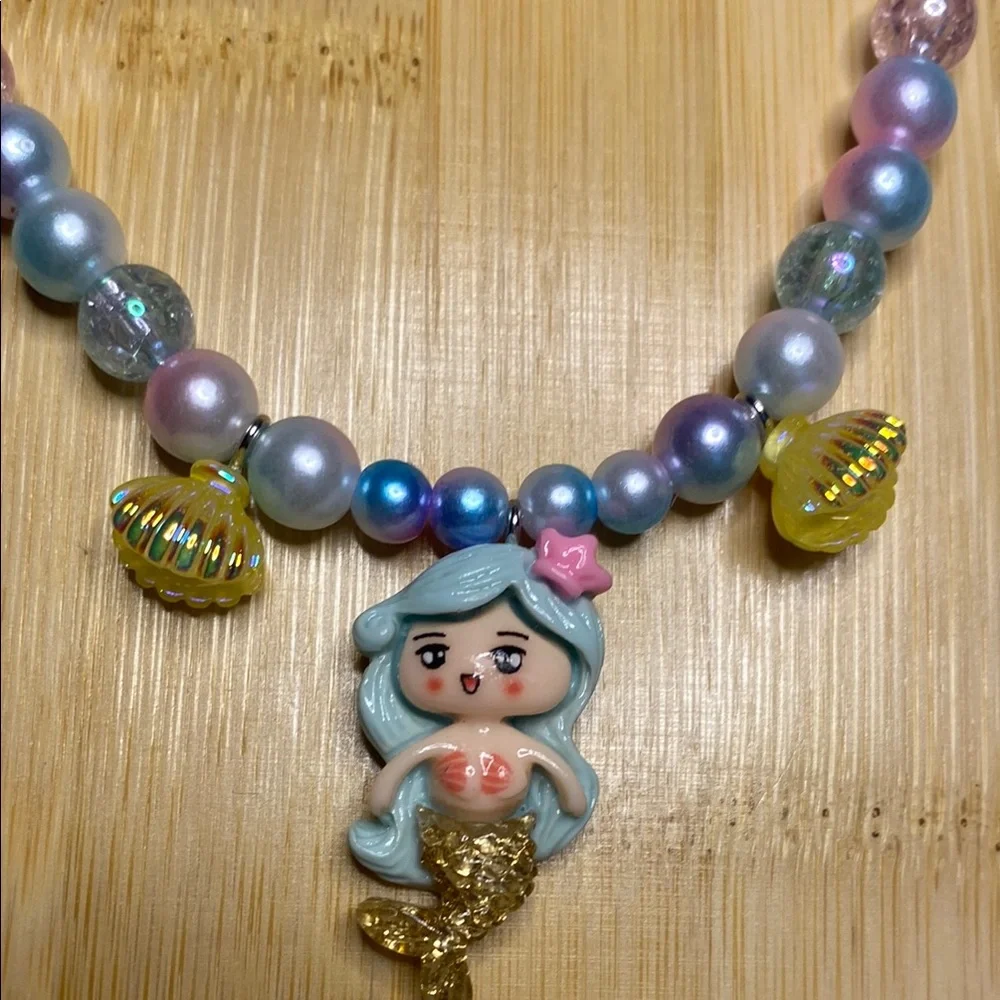 Colorful Beaded  Necklace and Bracelet  Set